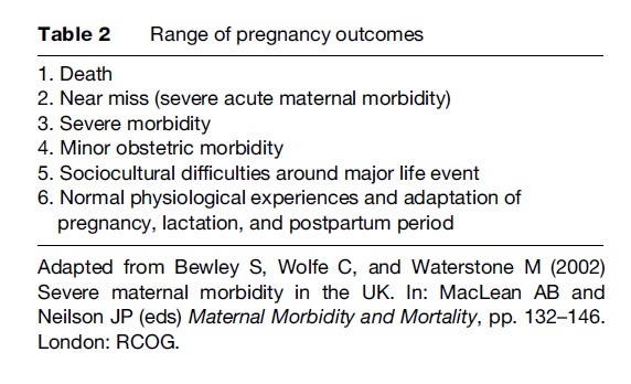 Maternal Mortality and Morbidity Research Paper