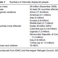 Displaced Populations' Health Research Paper